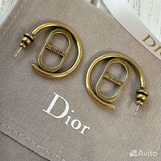 Серьги christian dior