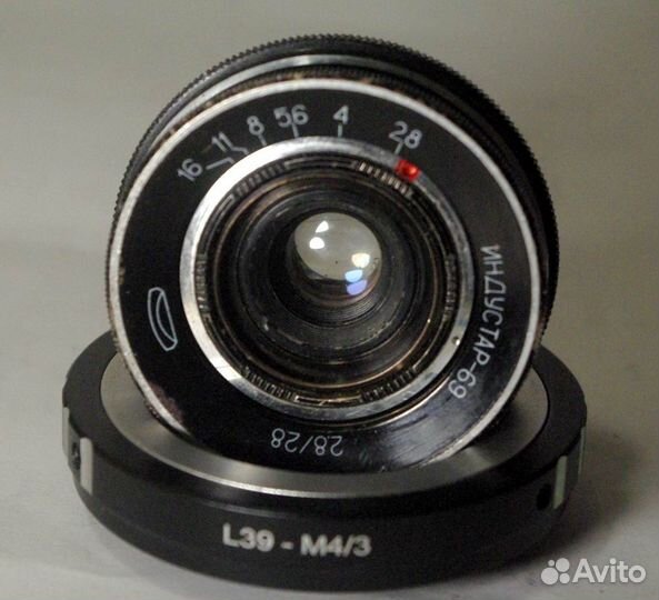 Индустар-69 на m4/3 Panasonic, Olympus. Доставка