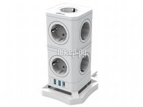 Сетевой фильтр Ritmix RM-292C 9 Sockets 2m White