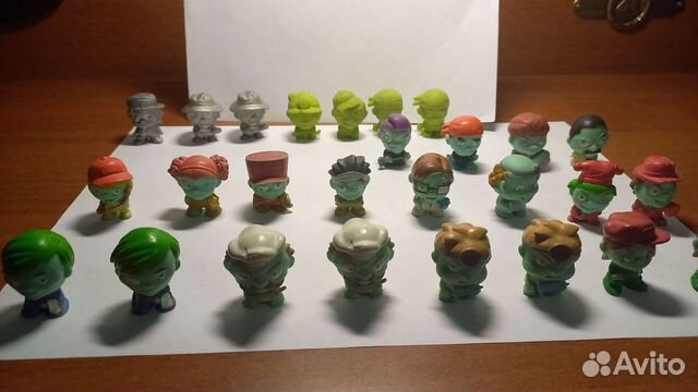 Фигурки Зомби zombie zity резиновые