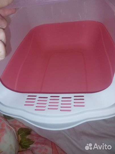 Закрытый лоток для кошек большой