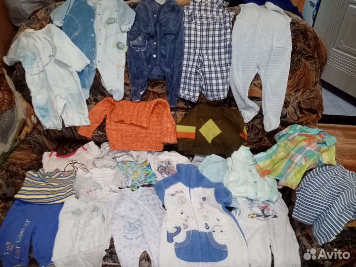 Пакет вещей на мальчика от 0-6месяцев