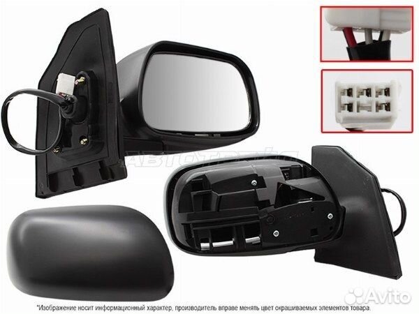 Зеркало toyota allex, toyota corolla, toyota corolla 00-06 #ZE12#, toyota corolla fielder, toyota co