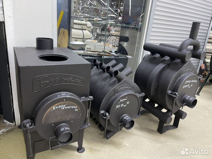 Печь Буржуйка Буран 100м3