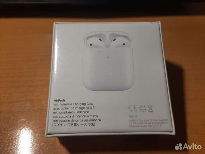 Беспроводные наушники apple airpods 2