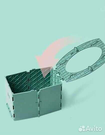 Горшок походный складной новый