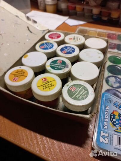 Гуашь и акварель