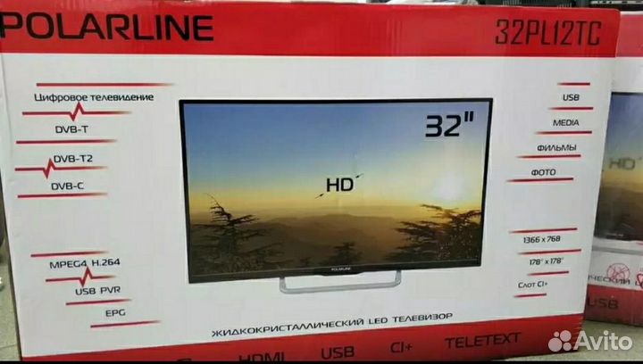 Телевизор Polarline 32