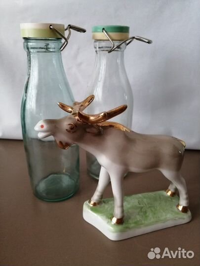 Набор. Бутылки с крышками