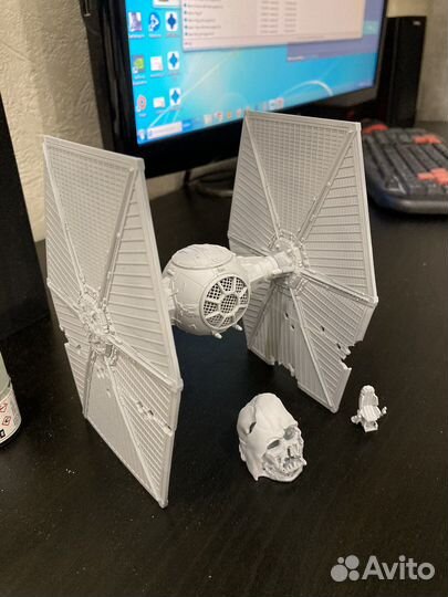 Диорама 3d интерцептор звездные войны