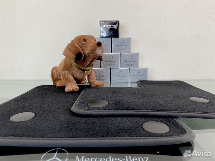 Оригинальные коврики 3 ряда Мерседес Бенц GLS