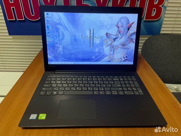 Игровой ноутбук Lenovo c Mx150 на гарантии