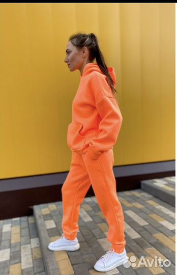 Костюм спортивный утепленный женский на флисе