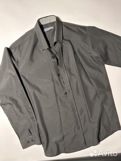 Рубашка черная на мальчика