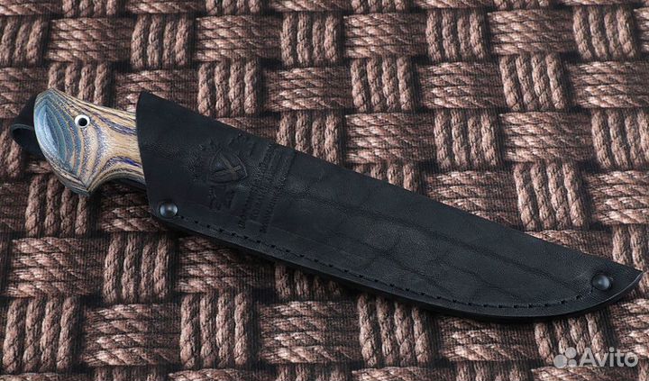 Нож Фокс Sandvik рукоять ясень стабилизированный с