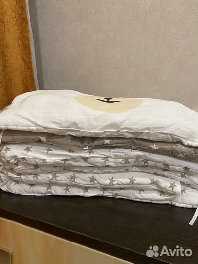 Бортики в детскую кроватку с одеялом