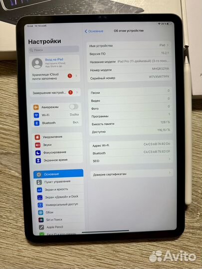 iPad pro 11 2021 m1 128gb + Procreate и Pencil