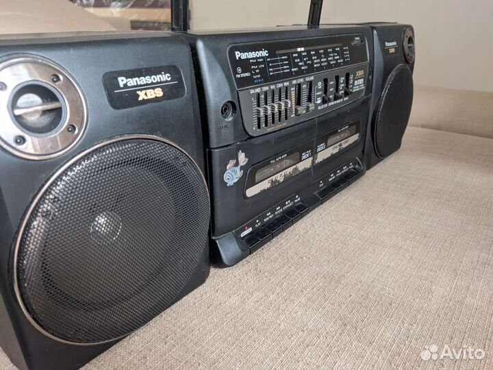 Магнитола двухкассетная Panasonic RX-CT820 1990-е