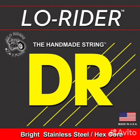 Струны для Бас гитары DR EH-50 Lo-Rider Stainless