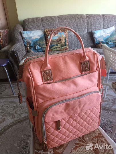 Сумка рюкзак для мамы на коляску