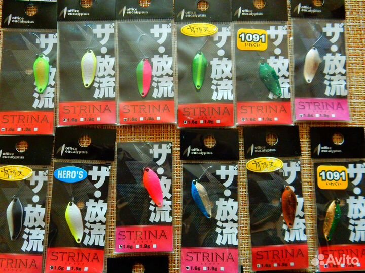 Колеблющаяся блесна Office Eucalyptus Strina Large