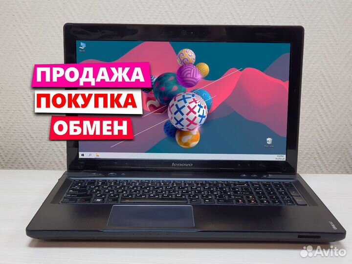 Ноутбук Lenovo игровой на Core i7 с GTX 660M