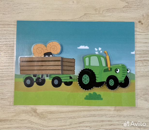 Развивающая игра синий трактор