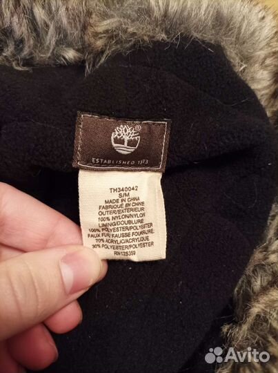 Шапка ушанка timberland мужская