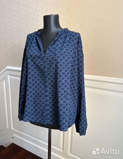 Хлопковая блузка H&M 48 размера