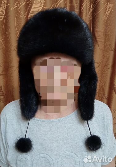 Шапка норковая женская
