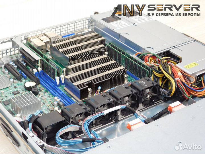 Сервер Supermicro 1028R 2x E5-2690v3 128Gb 8SFF