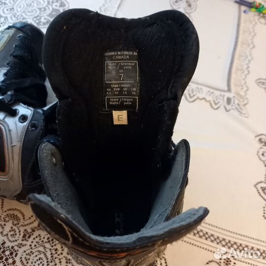 Коньки хоккейные 40 -41 размер б/у