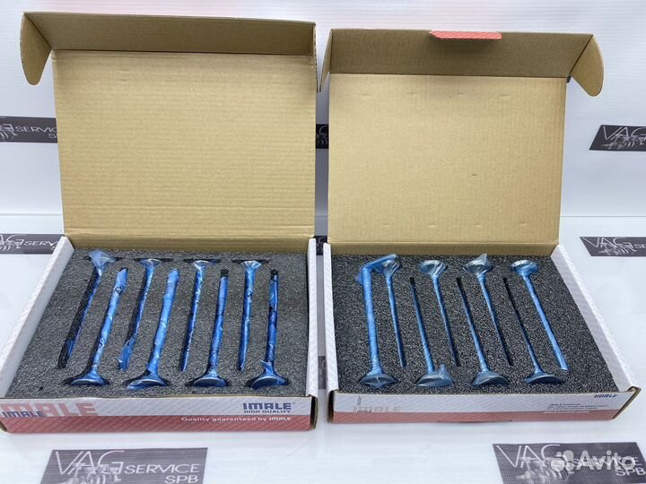 Комплект новых клапанов VW VAG EA211 1.4 TSI CHP