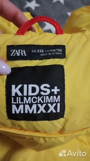 Пуховик зимний/парка Zara Kids 116/128