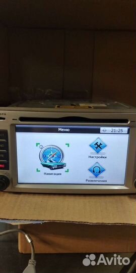 Авто магнитола на Хундай santa fe