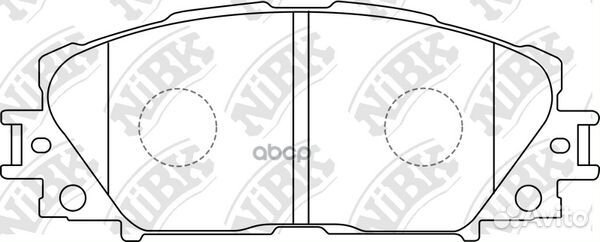 Колодки пер. lexus CT200H 11 PN1508 NiBK