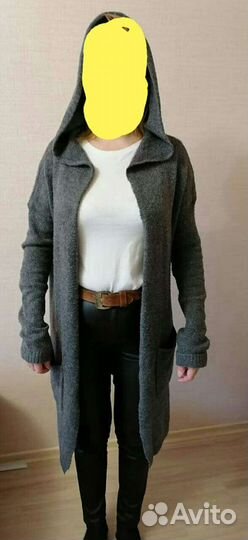 Кардиган. Кофта с капюшоном