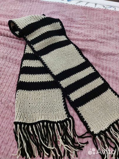 Тёплый шарф ручной работы