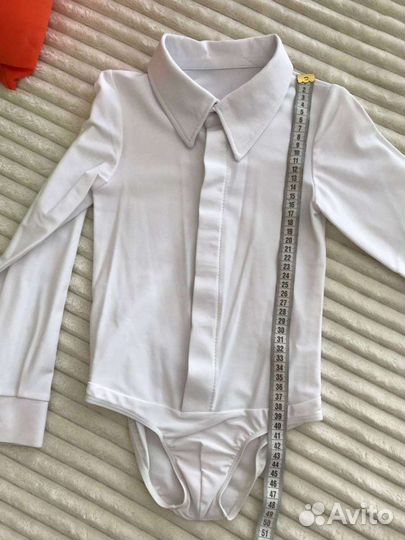 Рубашка белая для спортивно-бальных танцев