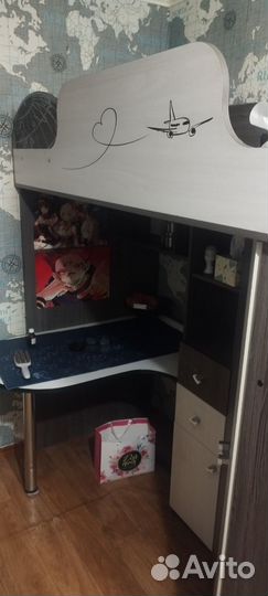 Детская кровать чердак Омега-18