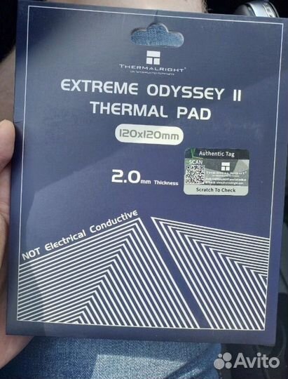 Термопрокладка Extreme Odyssey II 120X120-2.0