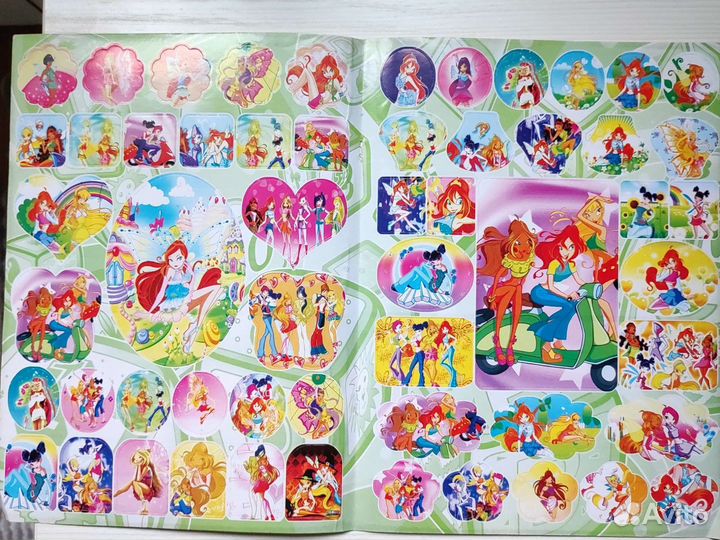 Winx наклейки А3