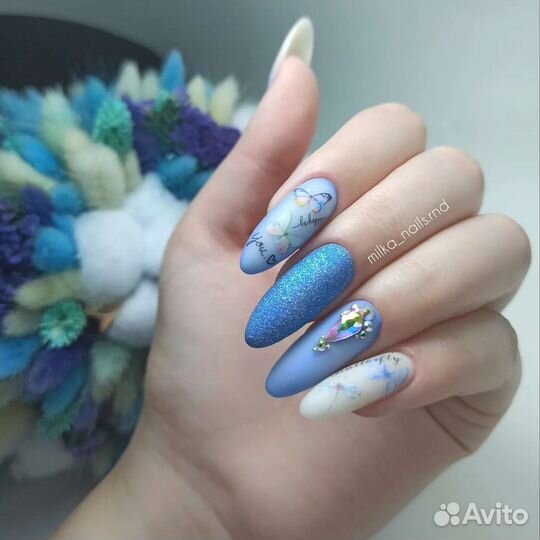 Коррекция наращённых ногтей