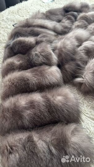 Шуба из песца