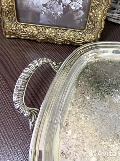 Поднос серебрение Англия