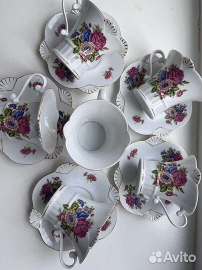 Кофейный набор фарфор