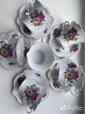 Кофейный набор фарфор