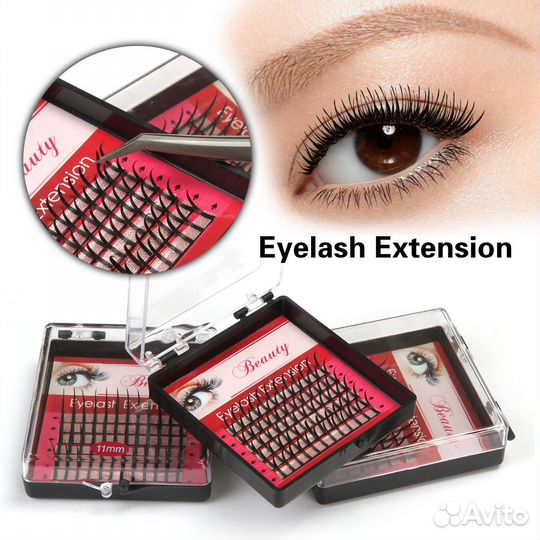 Наращивание ресниц на дому виз