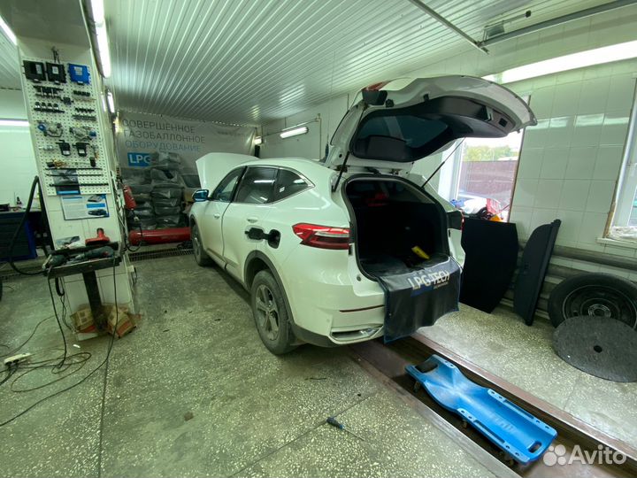 Газ на авто в сервисном центре, баллоны