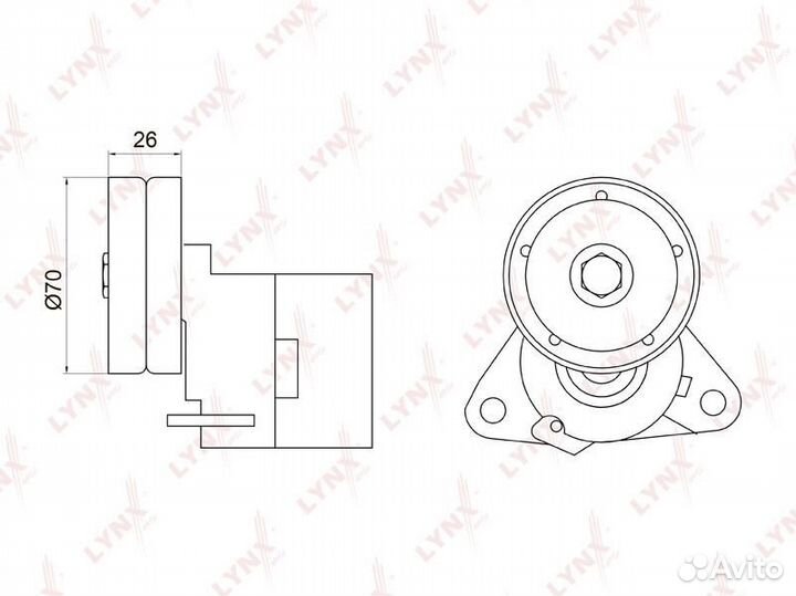 Натяжитель ремня навесного оборудования